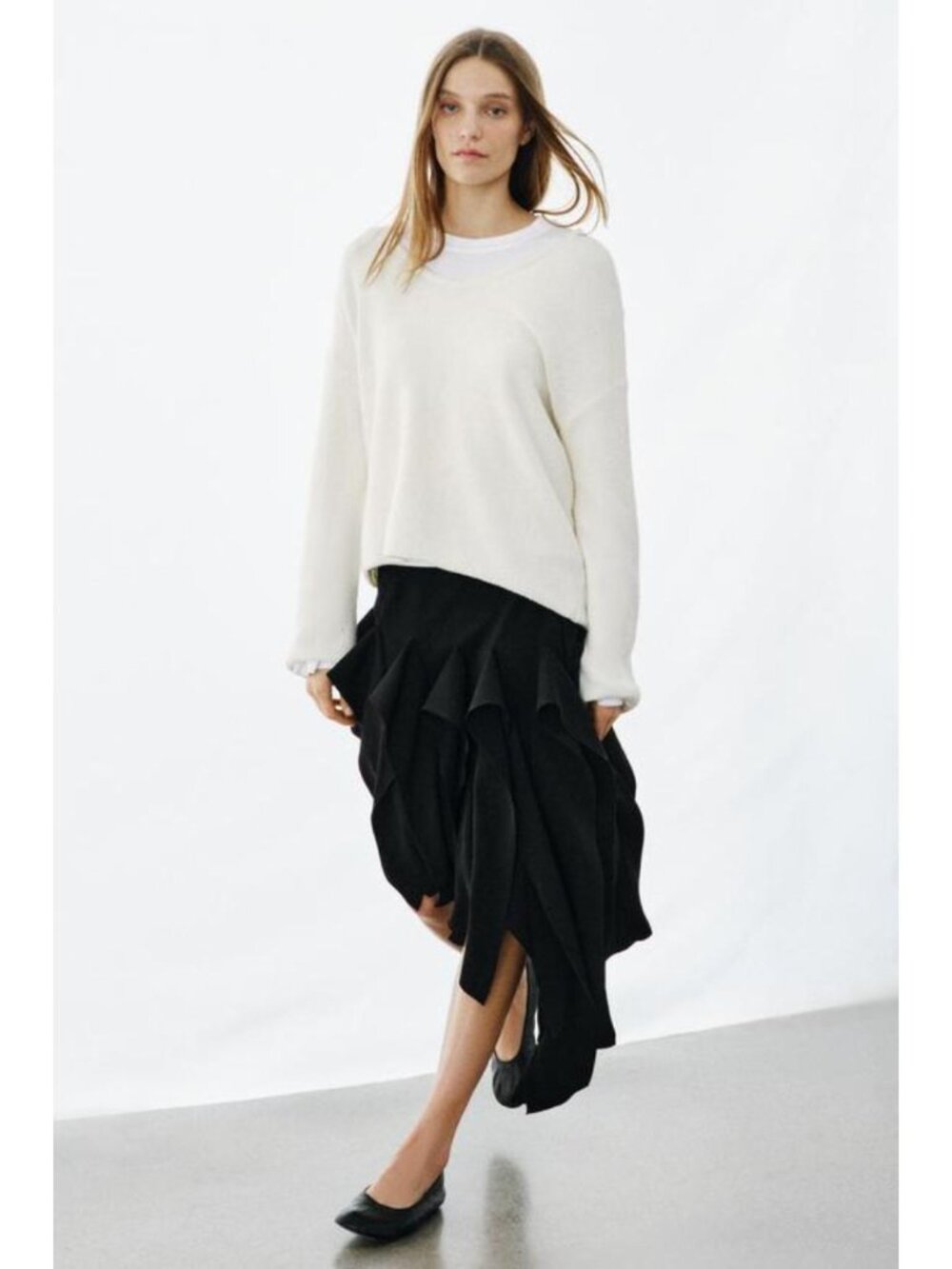 ZARA ZW COLLECTION ASYMMETRIC SKIRT